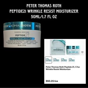 Peter Thomas Roth Peptide21 Wrinkle Resist moisturizer 50ml/1.7 fl oz